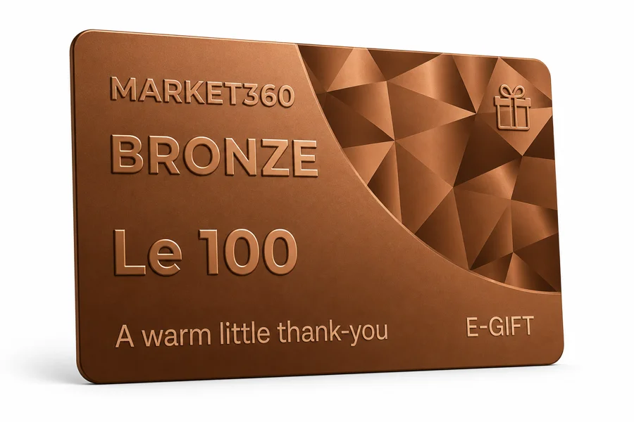 Market360 Bronze e-gift card worth Le 100