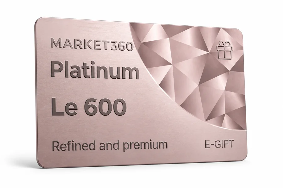 Market360 Platinum e-gift card worth Le 600