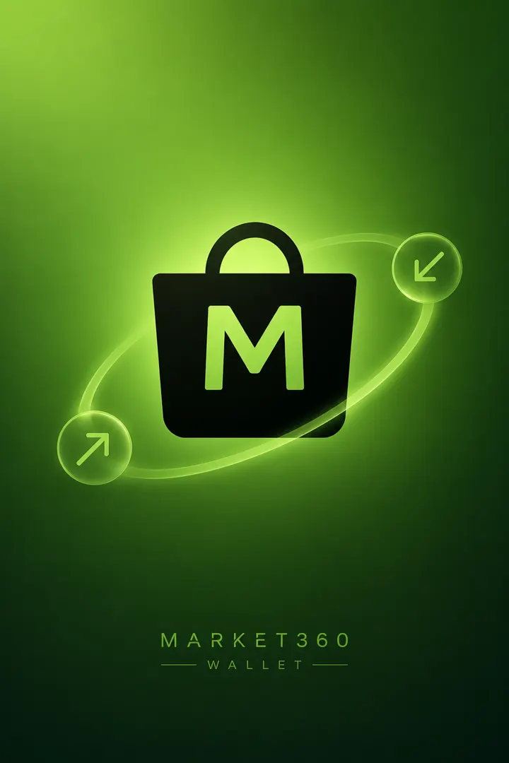 A Market360 user sending a wallet transfer
